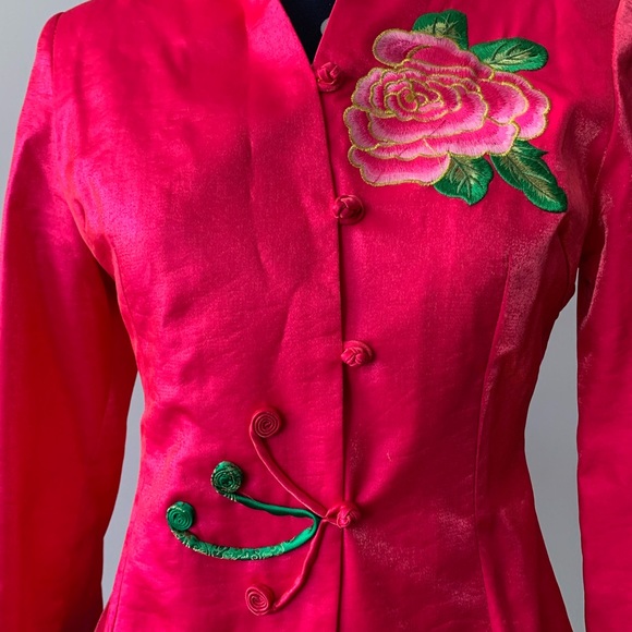 Tops - ❤️ HOST PICK❤️ Chinese Style Top Hot Pink